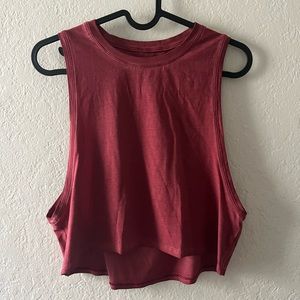 Lululemon Cropped Muscle Tank